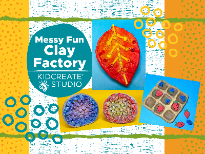 Week 3-  Messy Fun Clay Factory Summer Camp (4-12 Years)