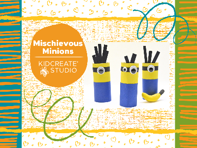 Kidcreate Studio - Woodbury. Mischievous Minions Workshop (4-9 Years)